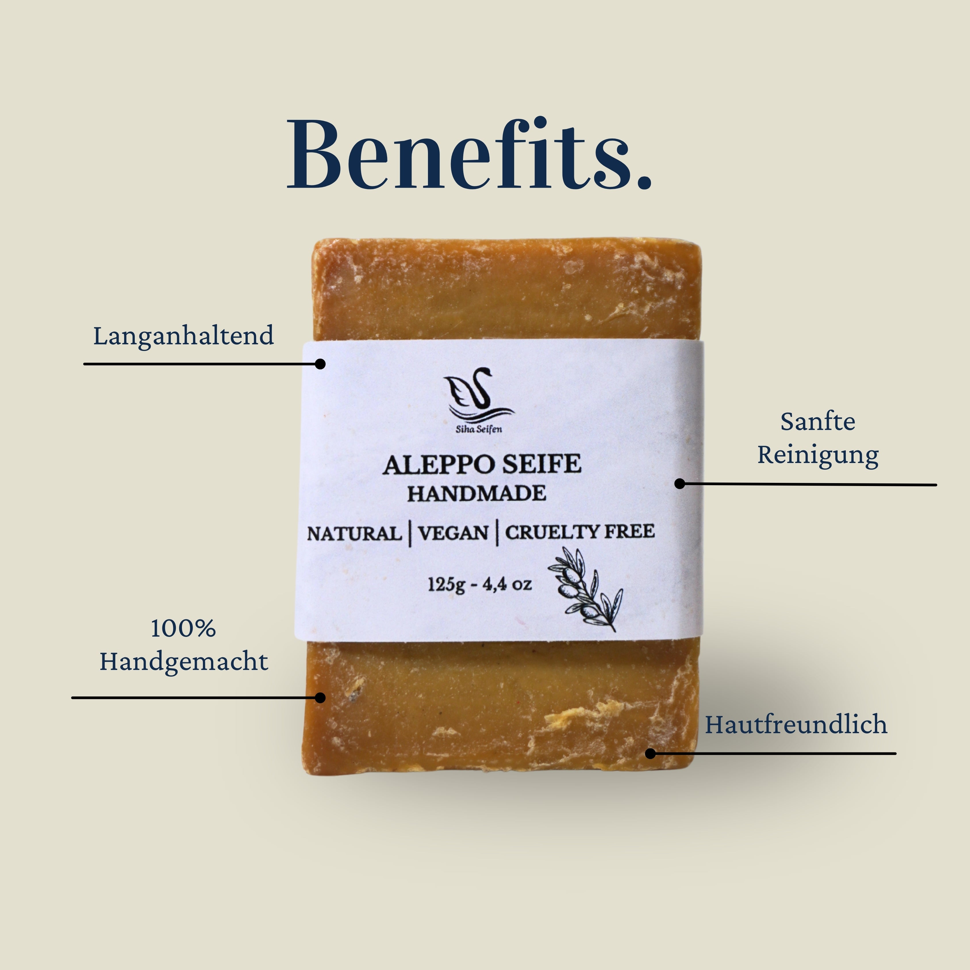 Aleppo Seife – Traditionelle Lorbeer- und Olivenölpflege