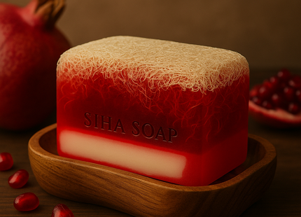 Loofah Granatapfel