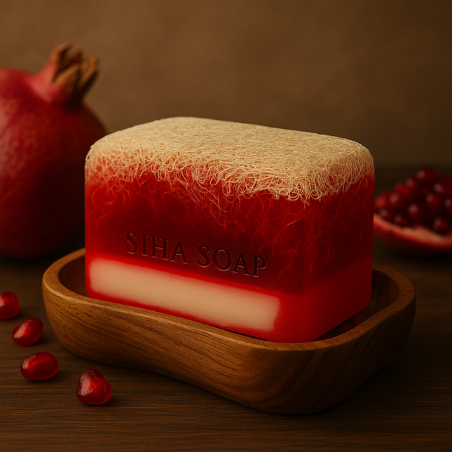 Loofah Granatapfel