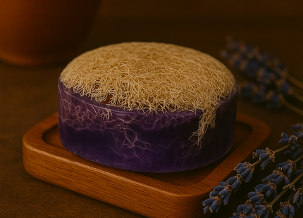 Loofah Lavendel