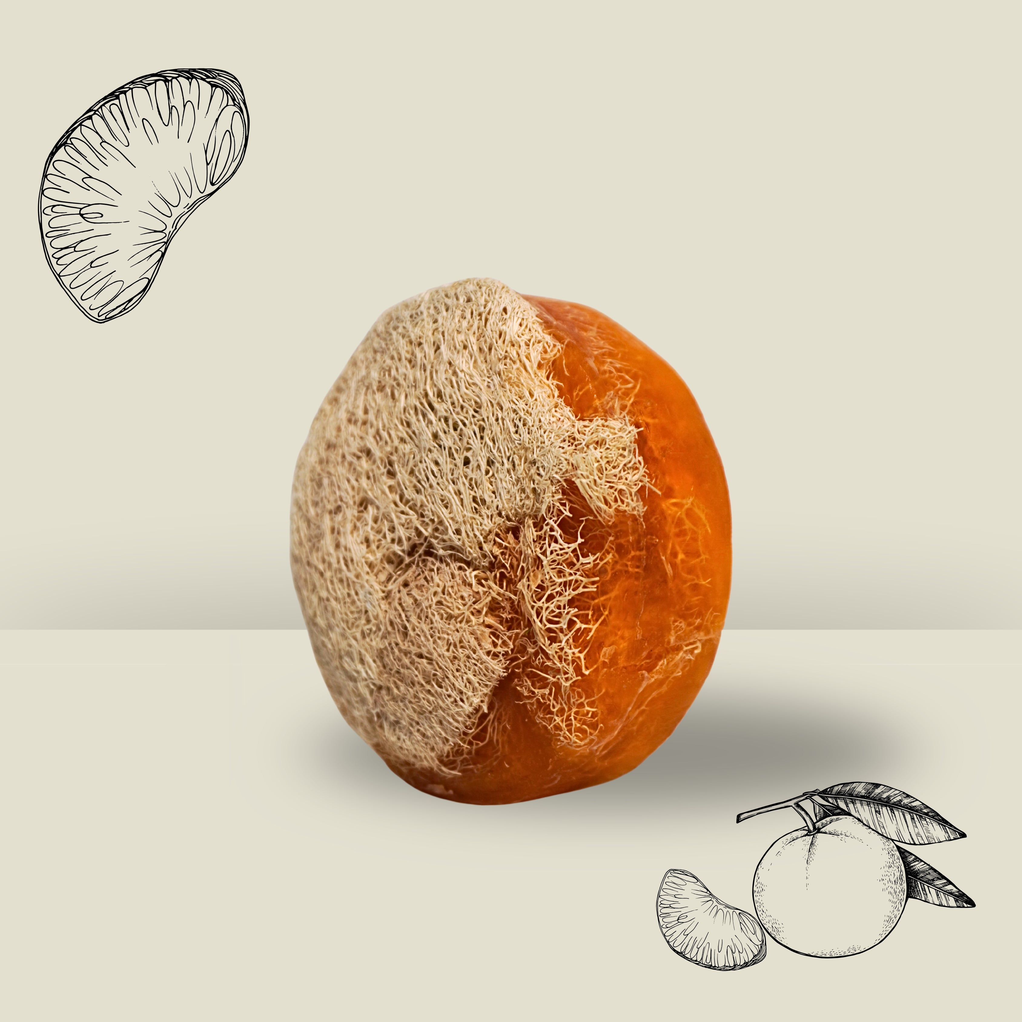Loofah Mandarine – Spritziges Peeling für gute Laune