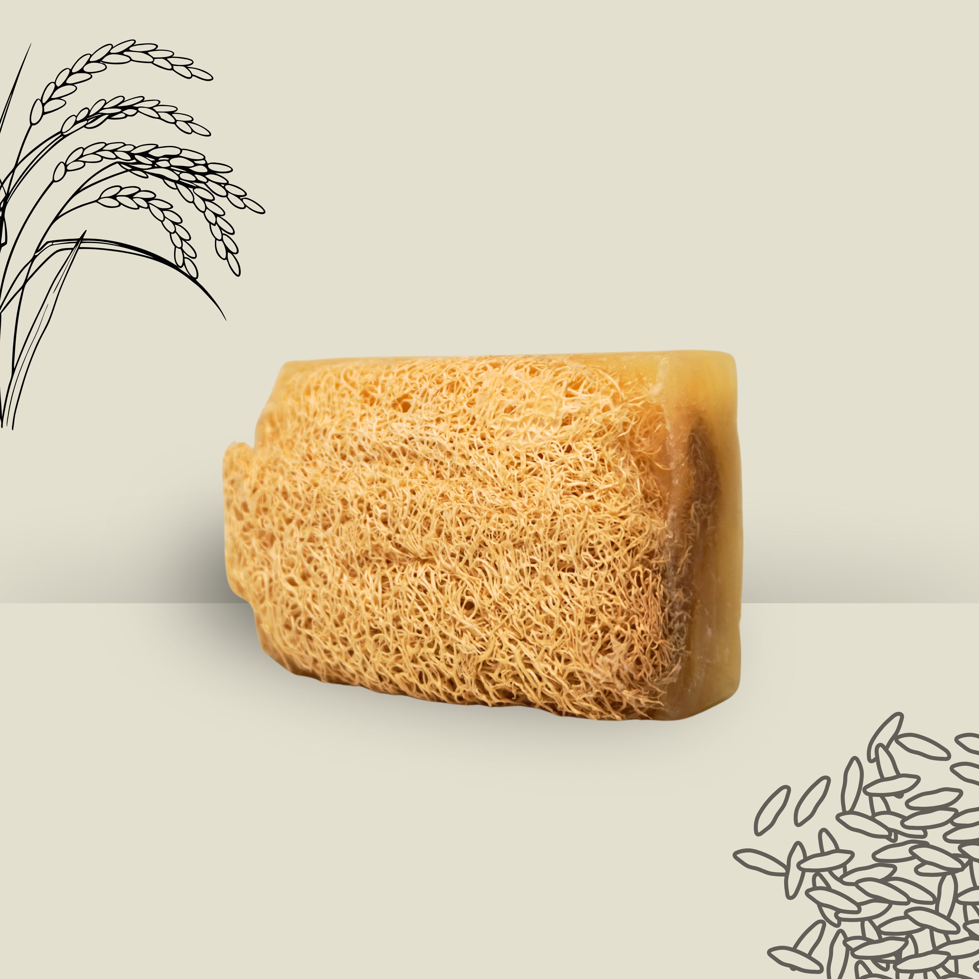 Loofah Reis – Sanftes Naturpeeling mit Reiskorn-Extrakten
