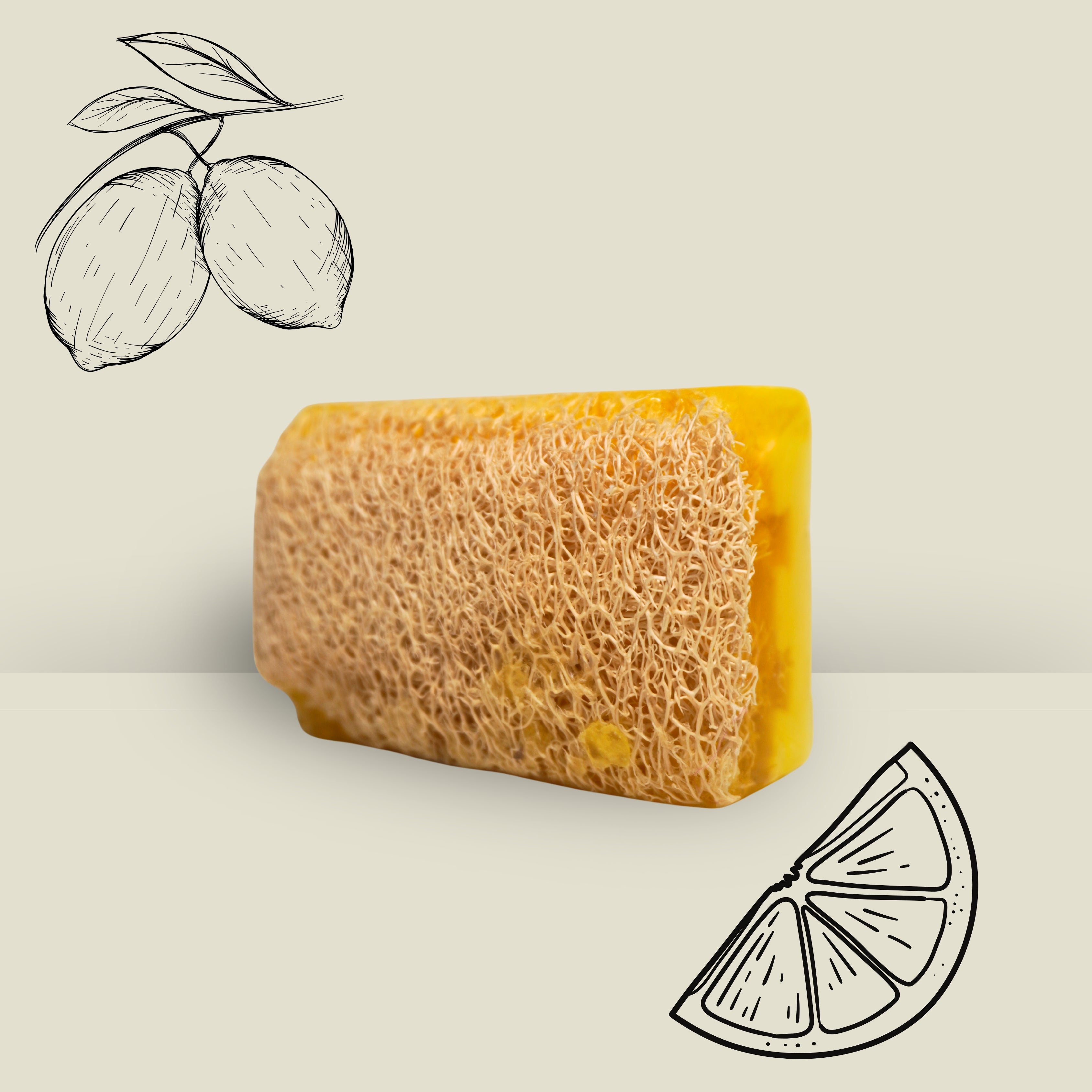 Loofah-Seifen 4er Pack